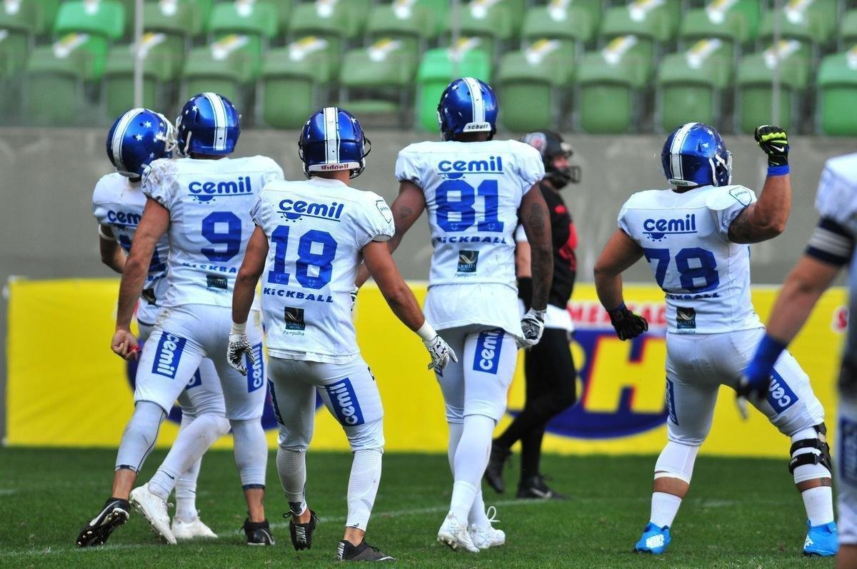 Cruzeiro venceu Espectros por 30 a 13, no Brasil Bowl, no Independncia, e se sagrou campeo