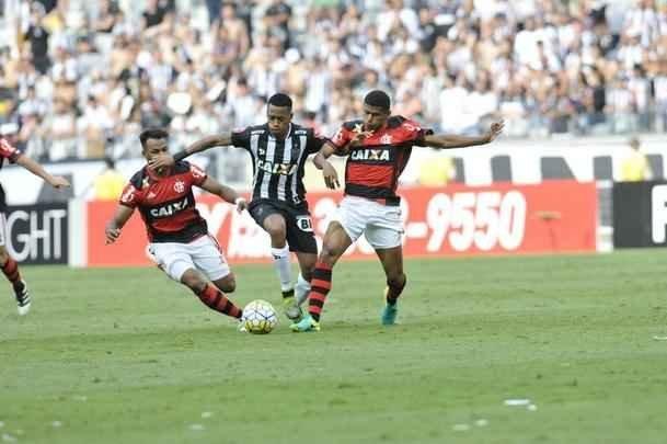 Fotos do jogo entre Atltico e Flamengo no Mineiro