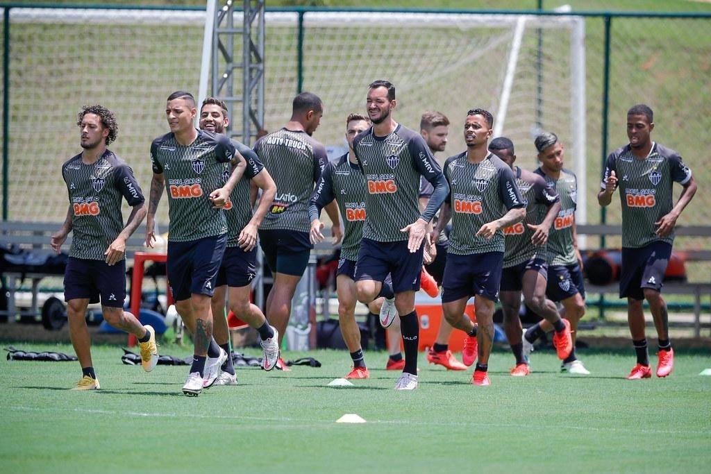 Fotos do treino: Atlético se prepara para enfrentar o Corinthians