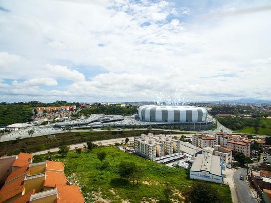 Novas imagens do projeto da Arena do Galo obtidas pelo Estado de Minas e pelo Superesportes