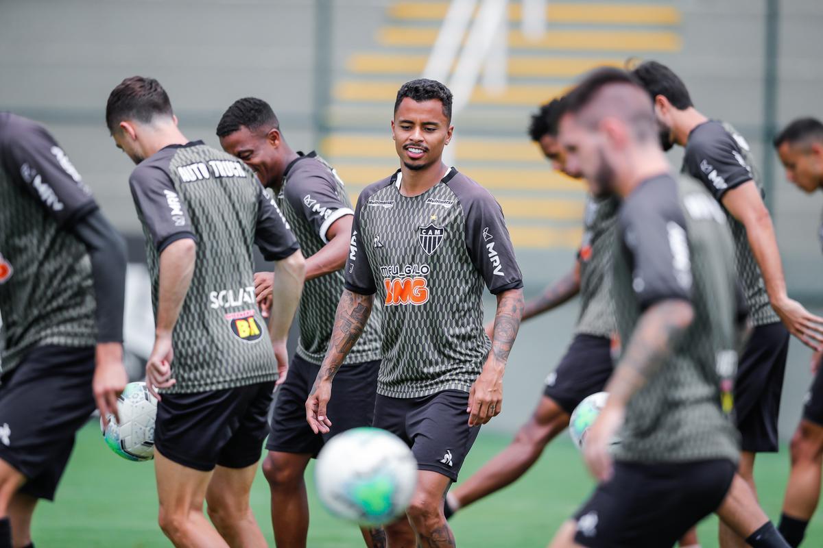 Treino do Atltico nesta tera-feira, na Cidade do Galo