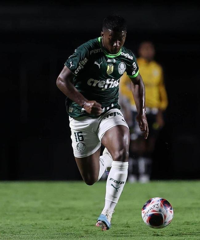 2� - Endrick (Palmeiras) - valor de mercado: R$ 114,1 milh�es