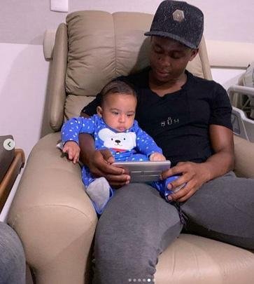 Meia Cazares vem curtindo a folga com o filho Anthuan