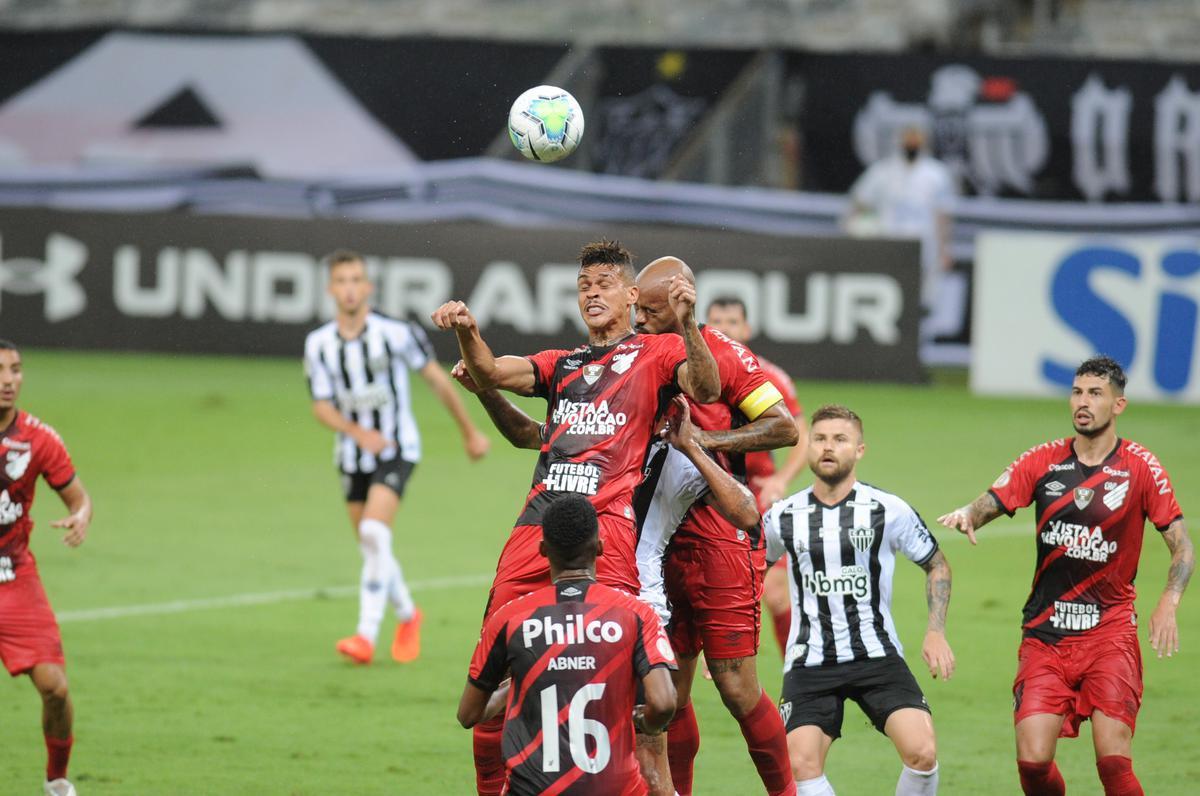 Foto do jogo entre Atltico e Athletico-PR, no Mineiro, em Belo Horizonte, remarcado e vlido pela sexta rodada do Campeonato Brasileiro (18/11/2020)