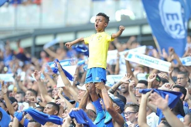 Fotos da torcida do Cruzeiro no clssico contra o Atltico, no Mineiro