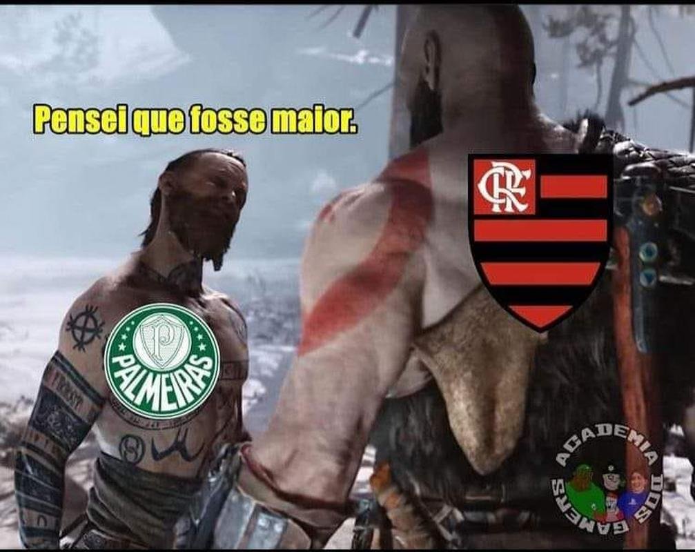 Memes da derrota do Flamengo para o Palmeiras