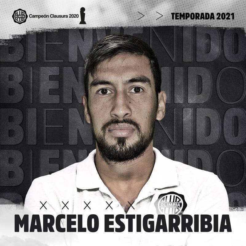 Marcelo Estigarribia, atacante (Olimpia, do Paraguai)