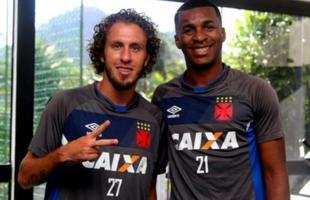Rafael Galhardo (esquerda) - lateral-direito se transferiu do Cruzeiro para o Vasco / Frickson Erazo (direita) - zagueiro se transferiu do Atltico para o Vasco
