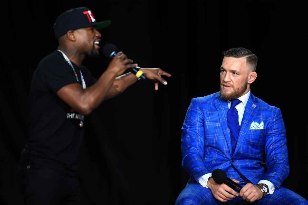 Floyd Mayweather e Conor McGregor tm segundo encontro, em Toronto, com muito falatrio