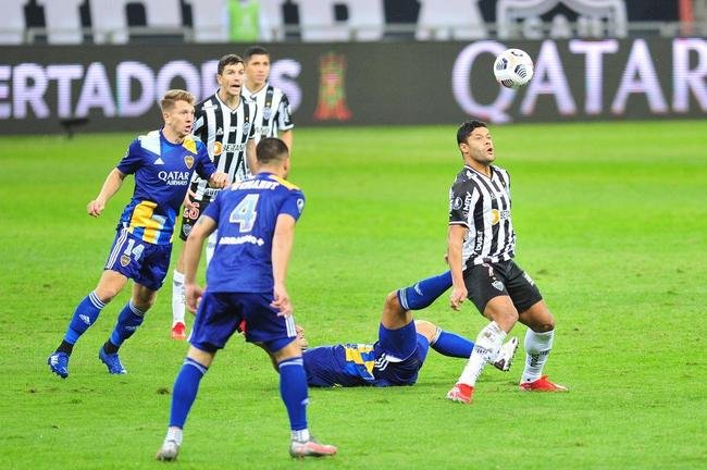 Fotos do jogo entre Atltico e Boca Juniors, no Mineiro, em Belo Horizonte, pela volta das oitavas de final da Copa Libertadores 2021