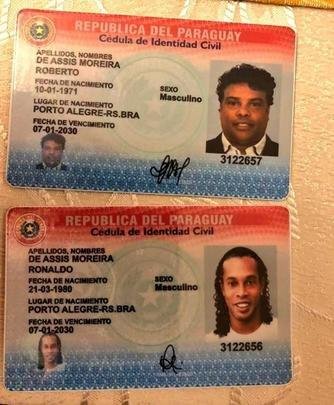 Ministrio Pblico divulgou fotos das detenes de Ronaldinho e Roberto Assis