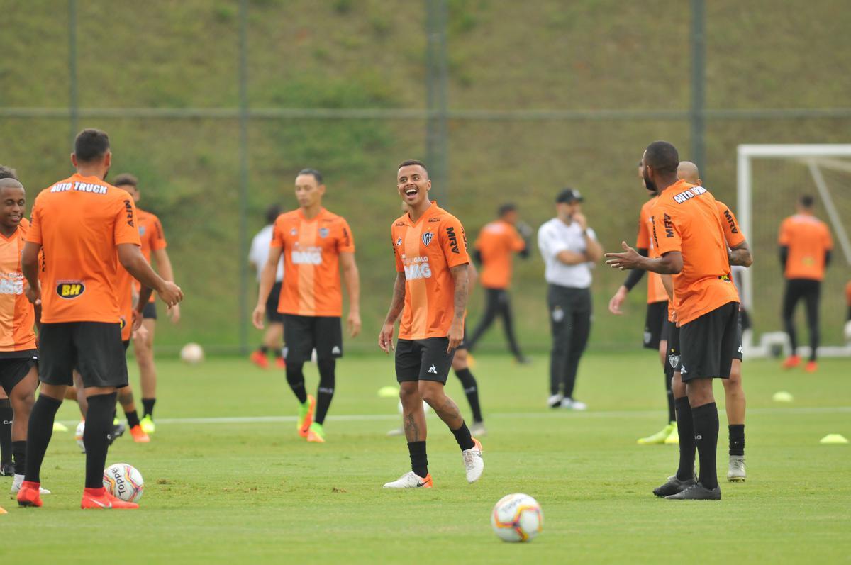 Atltico treinou na tarde desta quinta-feira, na Cidade do Galo
