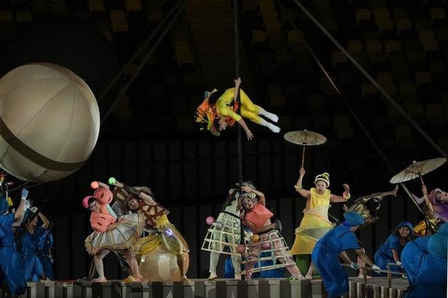 Fotos da Cerimnia de Abertura dos Jogos Paralmpicos de Tquio