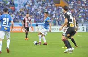 Fotos do jogo entre Cruzeiro e So Paulo