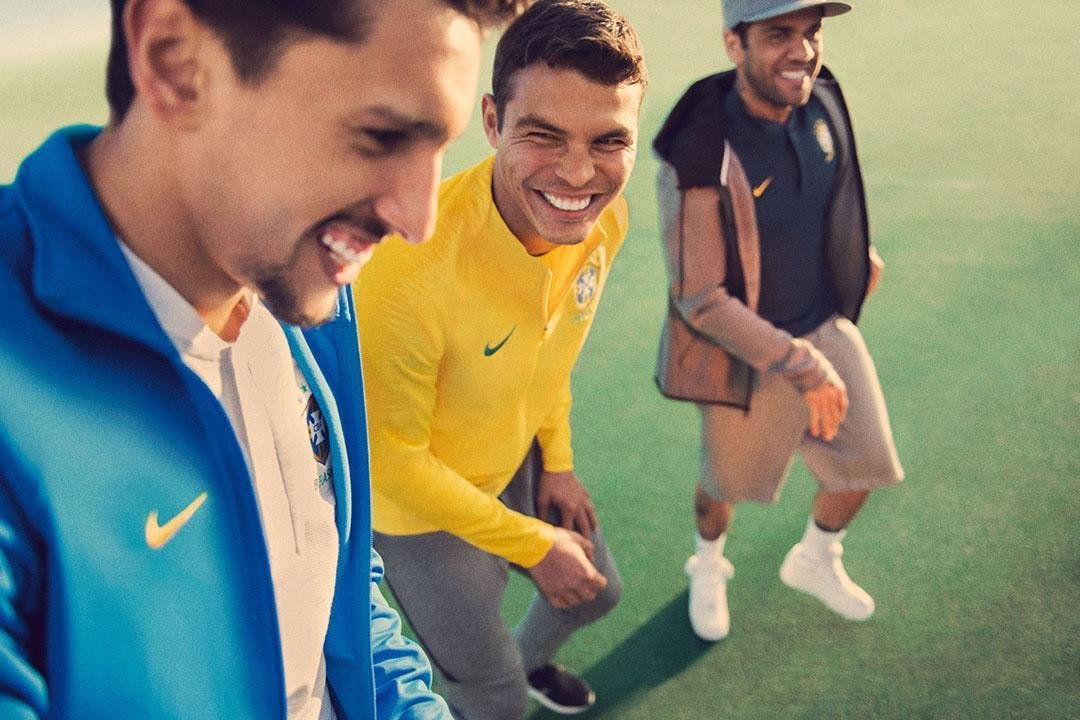 CBF apresentou linha completa de uniformes da Seleo Brasileira para Copa do Mundo da Rssia