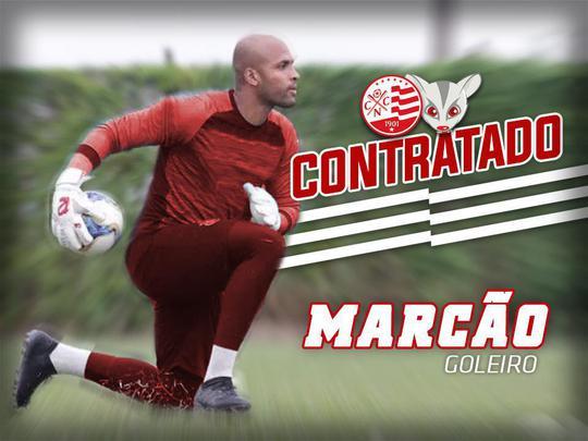 O Nutico anunciou a contratao do goleiro Marco, que estava no Brasil de Pelotas