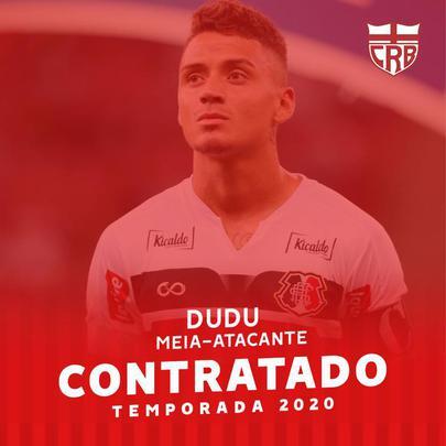 O CRB anunciou a contratao do meia Dudu, que estava no Gois
