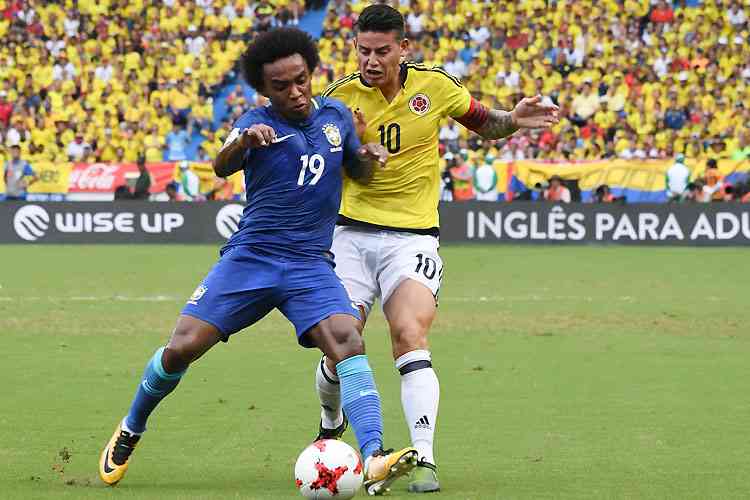 Brasil empata com a Colômbia fora de casa; Neymar faz partida ruim