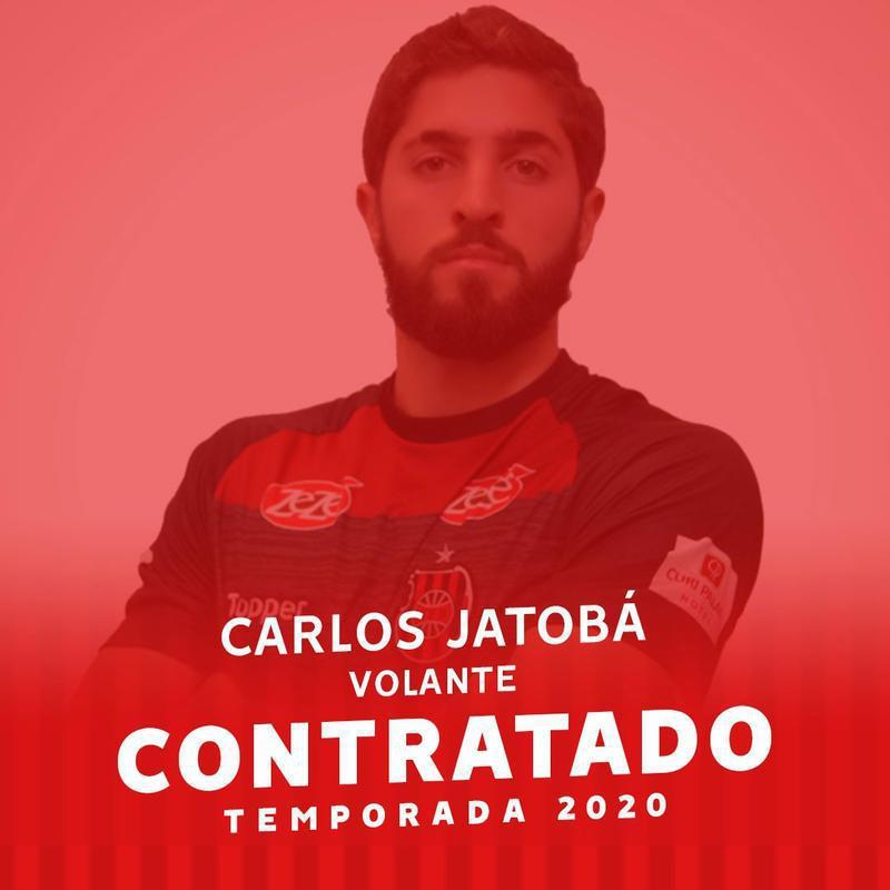 O CRB anunciou a contratao do volante Carlos Jatob, que estava no Brasil de Pelotas