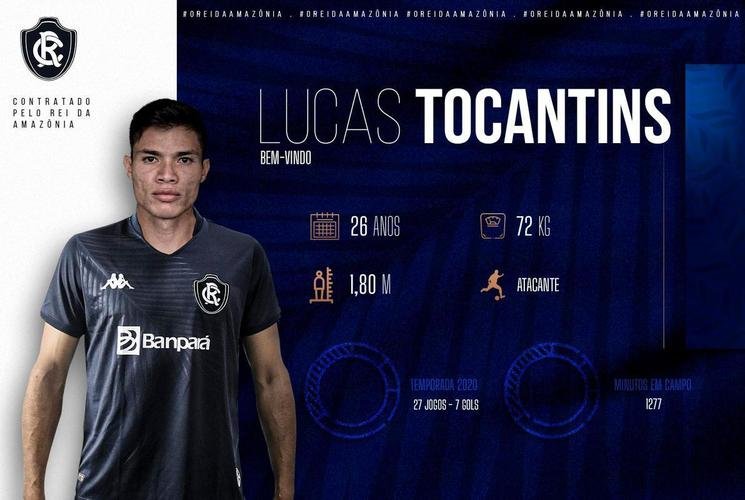 Lucas Tocantins, atacante (Remo)