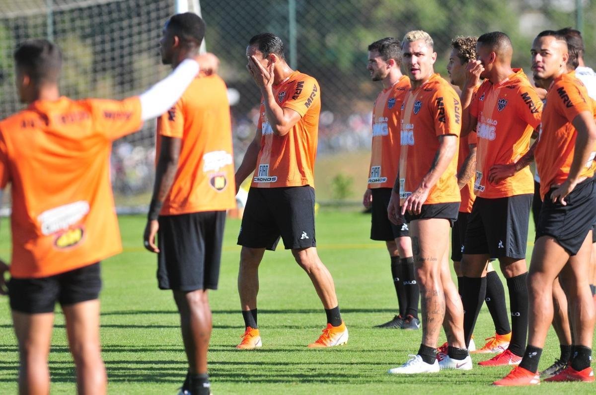 Imagens do treino do Atltico nesta sexta-feira