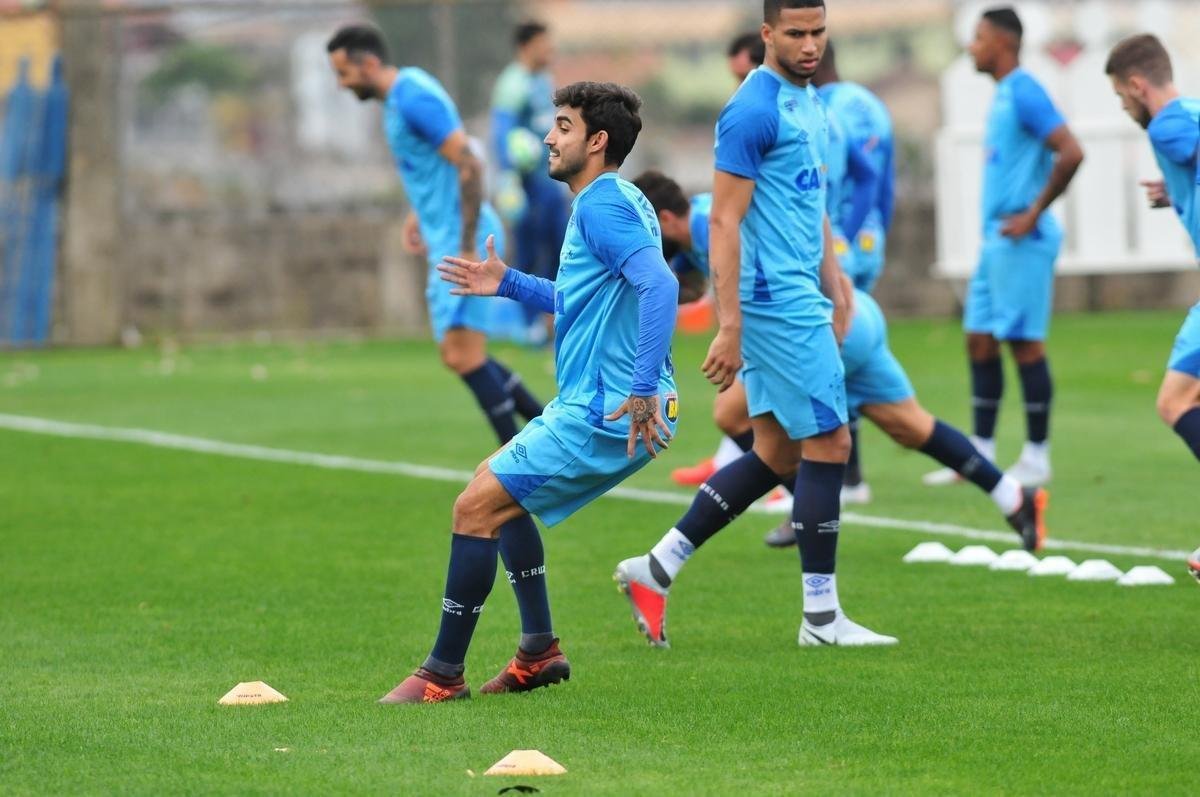 Cruzeiro iniciou preparao para clssico contra o Atltico com reservas em campo na Toca da Raposa II