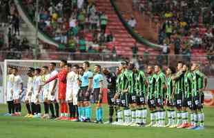 América x Guaraní-PAR: fotos da partida pela Copa Libertadores