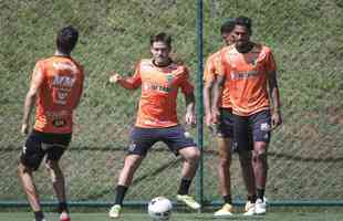 Fotos do primeiro treino de Junior Alonso no retorno ao Atltico