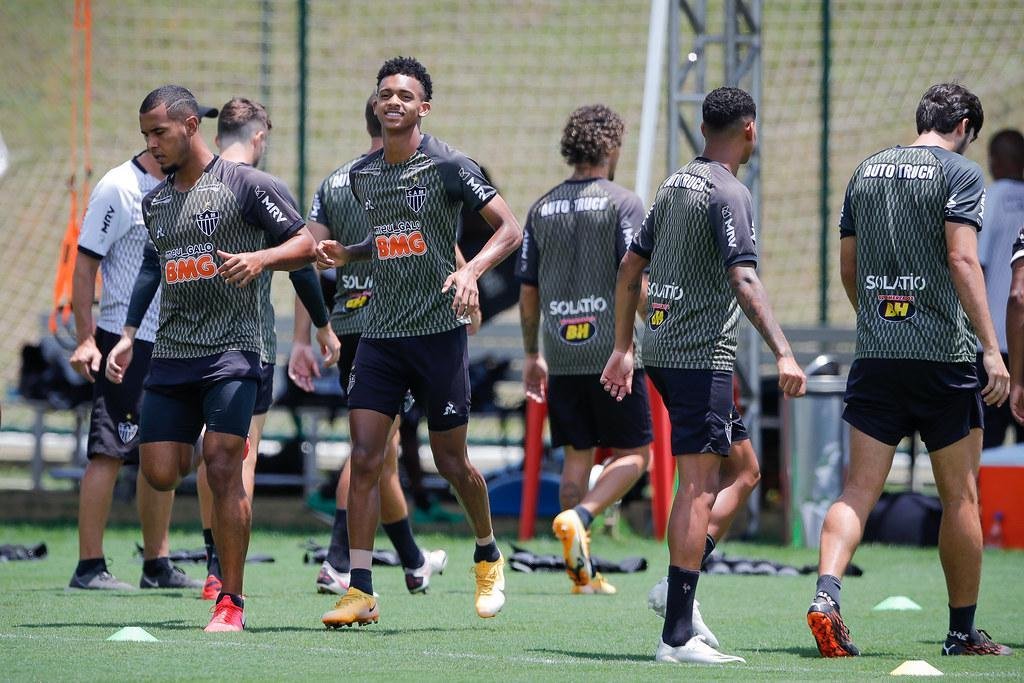 Fotos do treino: Atlético se prepara para enfrentar o Corinthians