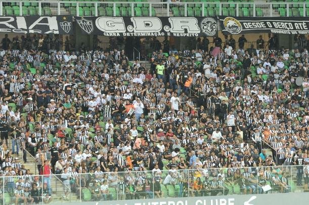 Fotos da torcida do Atltico na partida contra o Unin La Calera, do Chile, no Independncia, pela Copa Sul-Americana