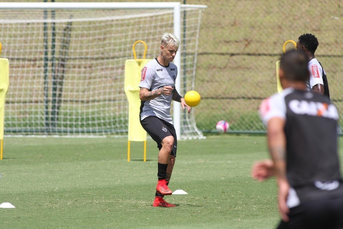 Imagens do treino do Atltico