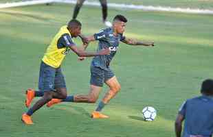 Jogadores do Atltico treinaram na tarde desta quinta-feira, dia seguinte ao empate por 0 a 0 com a Chapecoense