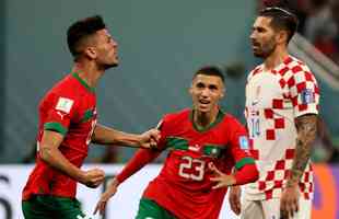 Achraf Dari empatou para o Marrocos menos de dois minutos depois de a Crocia sair na frente: 1 a 1