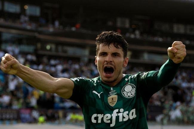 Final da Libertadores: fotos do gol de Raphael Veiga para o Palmeiras