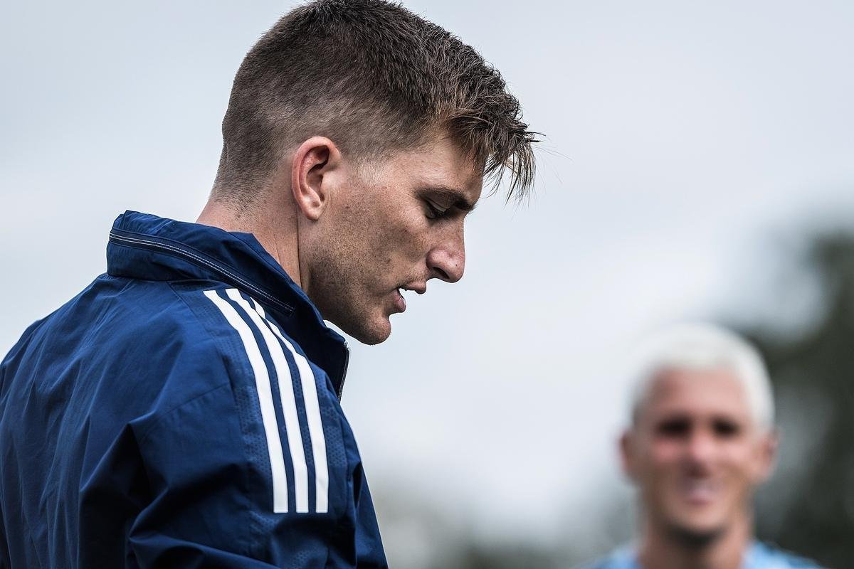 Imagens do treino do Cruzeiro nesta tera-feira (3 de janeiro), na Toca da Raposa II