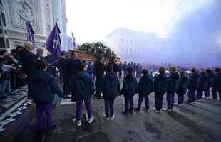 Imagens do funeral de Davide Astori em Florena