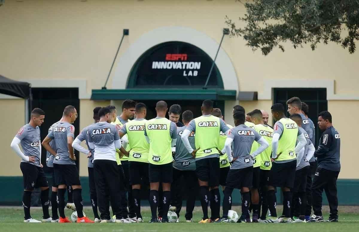 Equipe do Galo treina antes de estreia contra o Bayer Leverkusen na Florida Cup