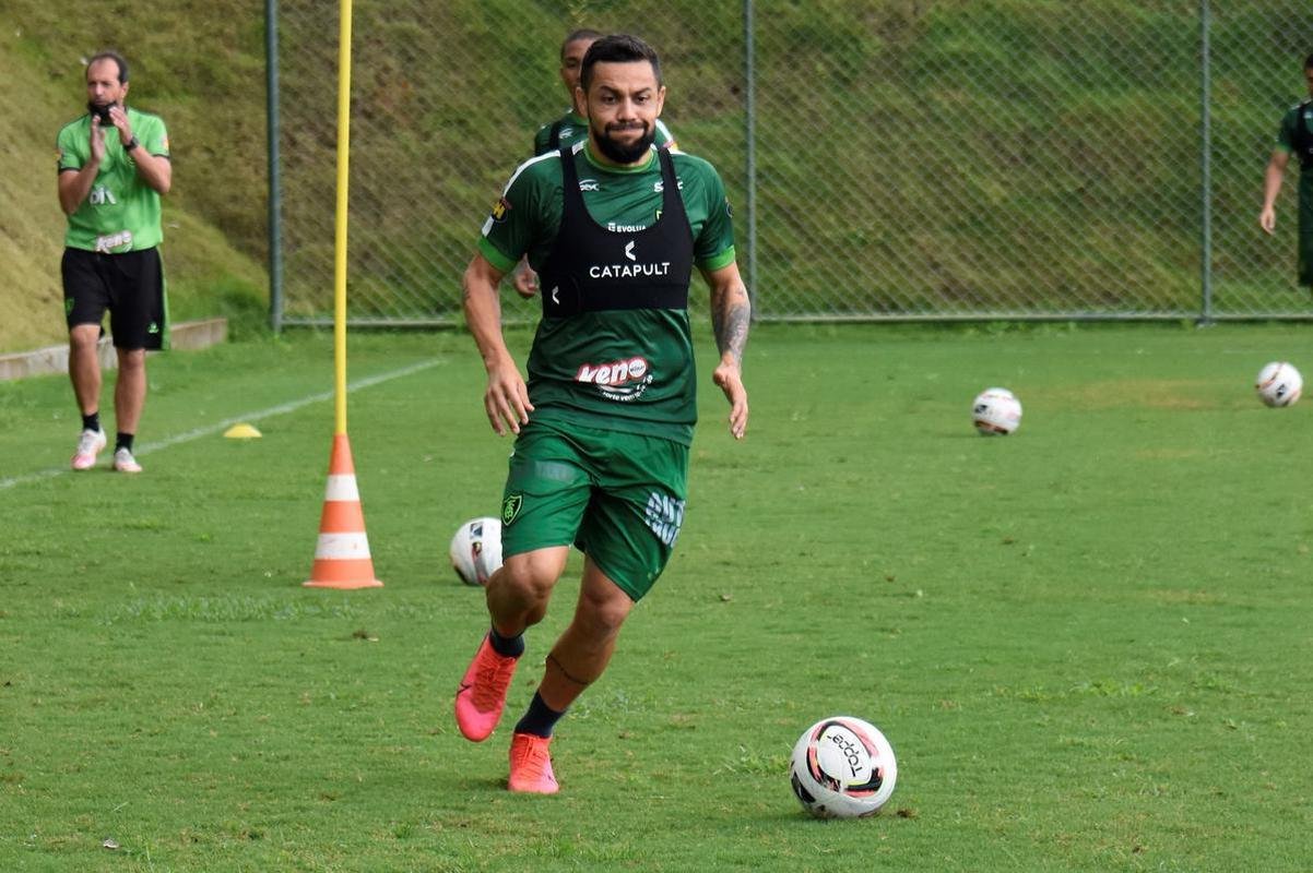 Fotos do treino do Amrica nesta segunda-feira (07/02) no CT Lanna Drumond
