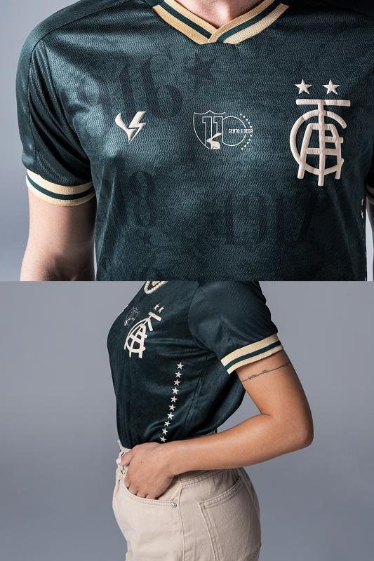 Fotos do modelo vencedor do Camisa Cento e Deca, concurso realizado em homenagem aos 110 anos de histria do Amrica