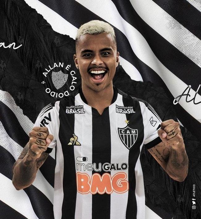 O Atltico anunciou a contratao do volante Allan, que pertencia ao Liverpool e estava emprestado ao Fluminense