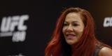Imagens da coletiva do UFC 198, no Rio de Janeiro - Cris Cyborg fala aos jornalistas
