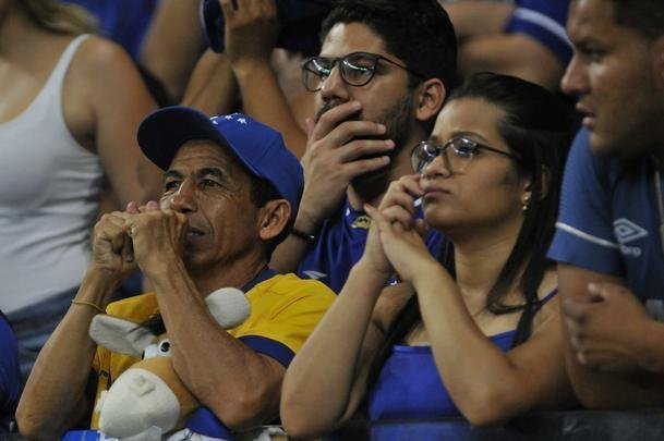 Torcida do Cruzeiro lotou o Mineiro na partida contra o Boca Juniors pela Libertadores