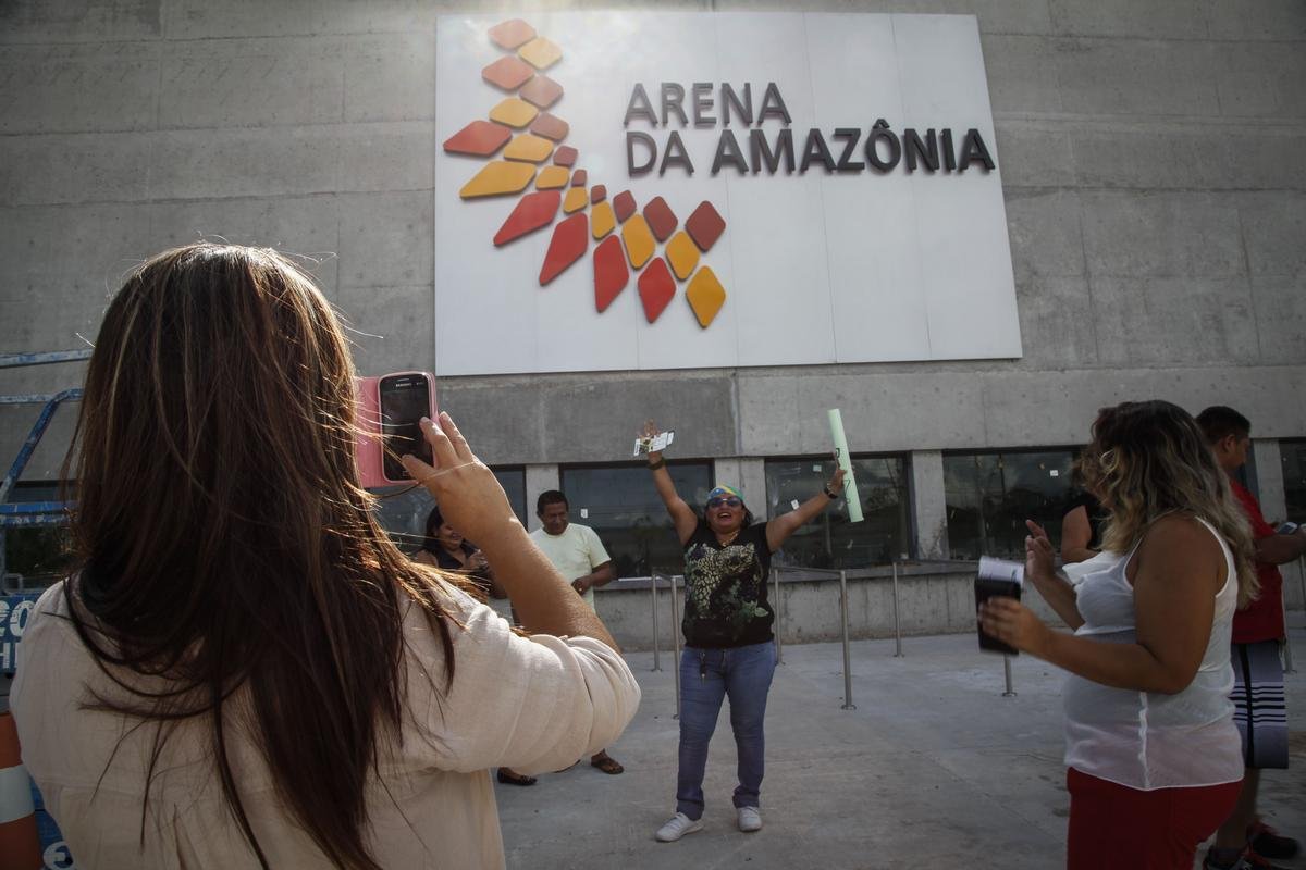 Arena da Amaznia receber seis jogos da Olimpada, quatro do masculino e dois do feminino