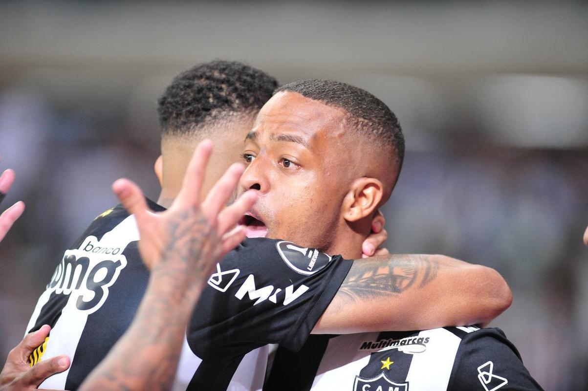 Fotos do jogo de ida das quartas de final da Copa Libertadores, entre Atltico e Palmeiras, no Mineiro