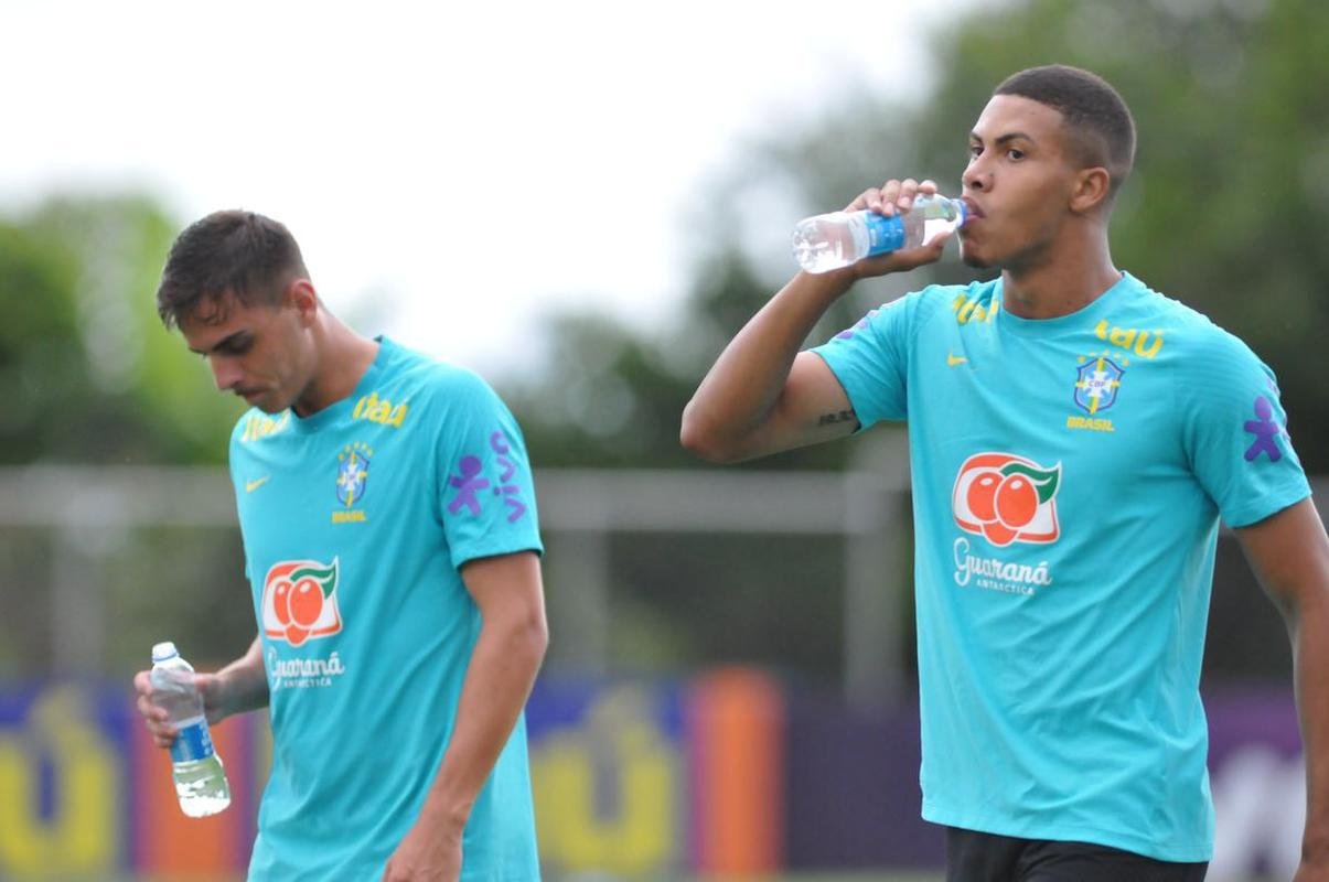 Seleo Brasileira realizou treinamento na tarde deste sbado (29/1) na Toca da Raposa II