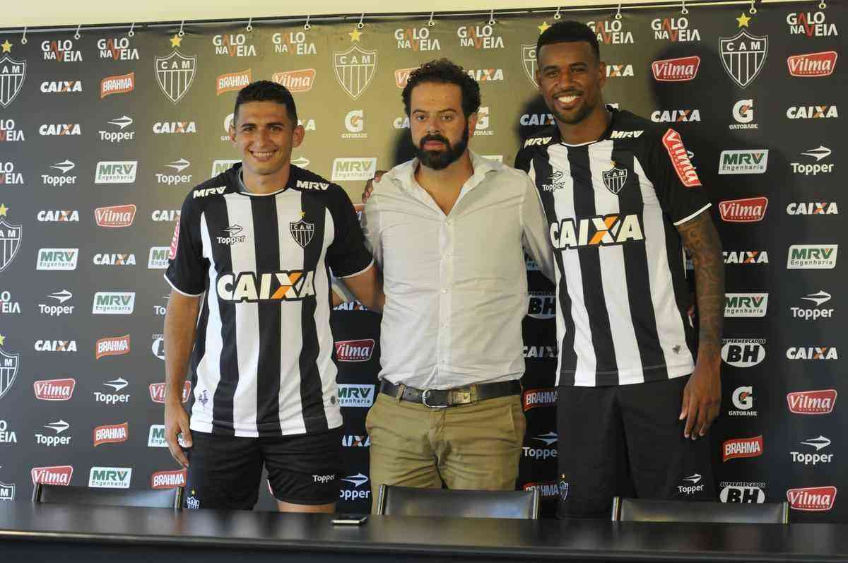 Danilo Barcelos e Felipe Santana foram apresentados nesta tera-feira na Cidade do Galo