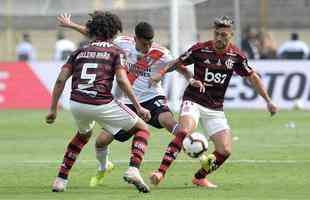 Fotos do jogo entre Flamengo e River Plate