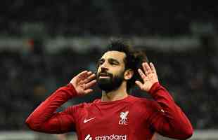 3 Mohamed Salah (Egito) - 182 gols em 537 jogos