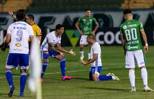 O Cruzeiro venceu o Guarani por 3 a 2, em 11 de agosto, no Brinco de Ouro, em Campinas, pela segunda rodada da Srie B. Os gols foram marcados por Rgis, Marcelo Moreno e Lo.