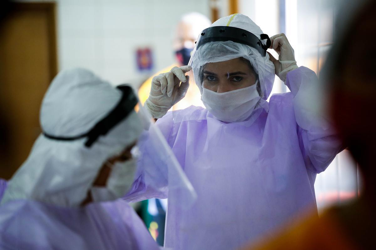 Foram 71 exames realizados pelo clube, no total, na manhã desta segunda-feira no CT José de Andrade Médicis
